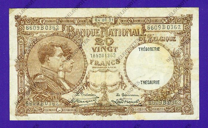 20 Francs Type '1919' *1931*Lot 1902610362