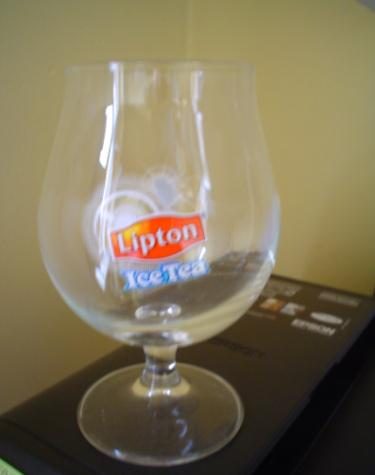Lipton Gold edition glass Weggeefprijs!!