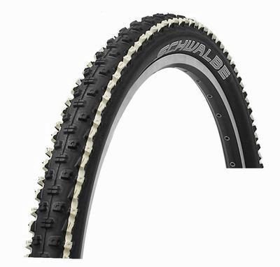SCHWALBE NOBBY NIC ZWART/WIT 26X2,25