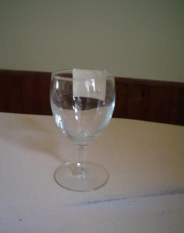 Mooi wijnglas.