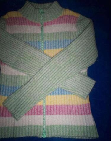 Warme meisjesgilet maat 140