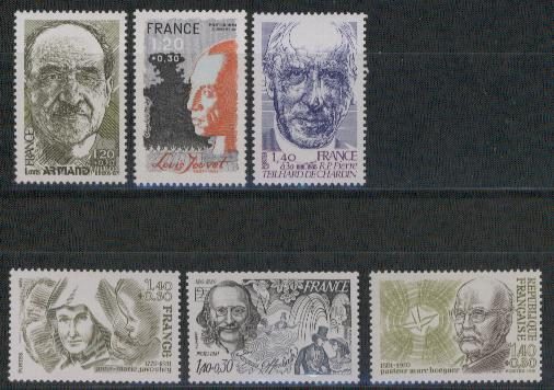 Frankrijk nrs:2148/53 postfris