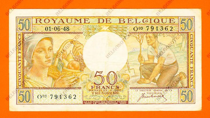 50 Francs Type Buisseret 01-06-1948* Lot 1902611362