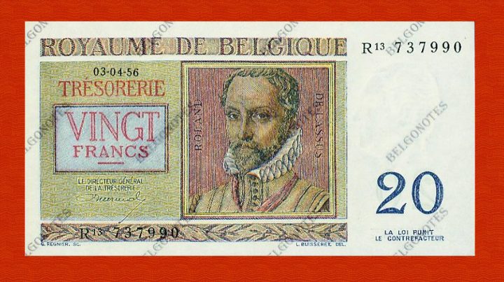 20 Francs Type Regnier **UNC**1956** Lot 1902617990