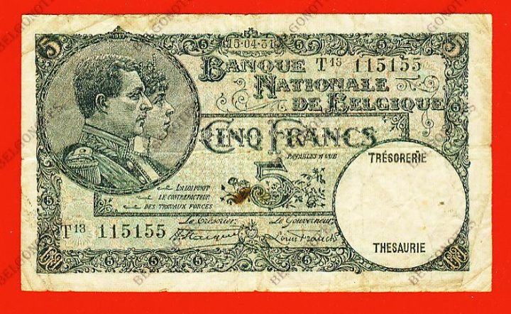 5 Francs Type '1919' *1931*Lot 1902615155