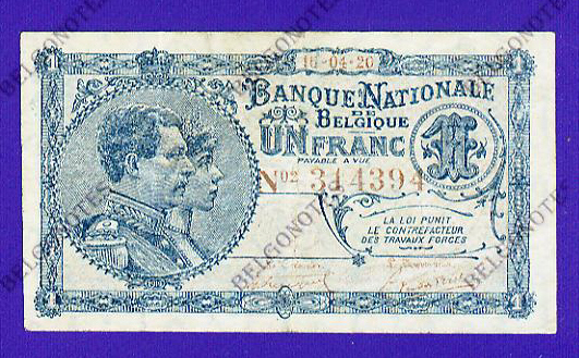 1 Franc Type Nat. reeks 1920*Lot 1902614394