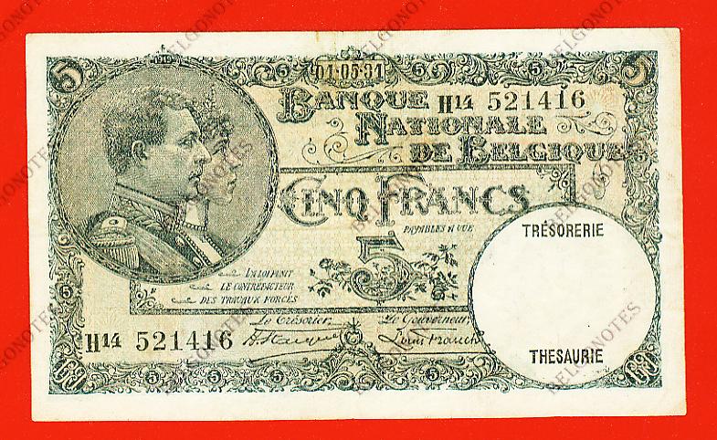 5 Francs Type '1919' *1931*Lot 1902611416