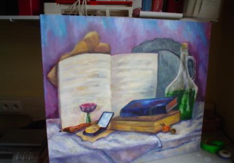 Zeer mooi schilderij "Stil leven"