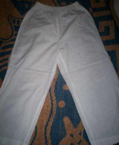 Witte pantalon voor meisje van 10 jaar