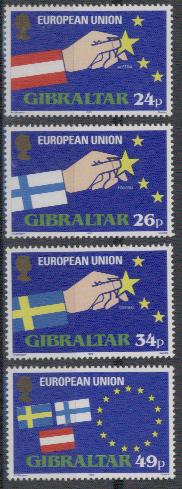 Gibraltar yvertnrs: 715/18  postfris