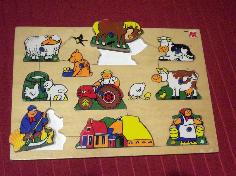 inlegpuzzel : boerderij