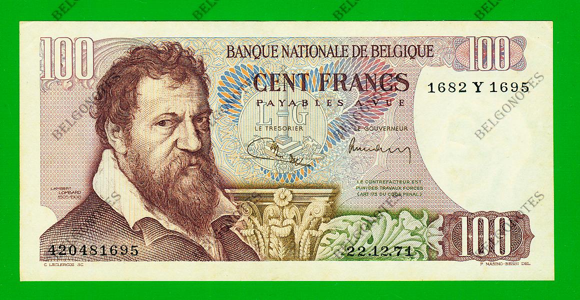 100 Francs Type Lombard 1971 * Lot 1902611695