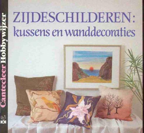 Zijdeschilderen, kussens en wandecoraties,u