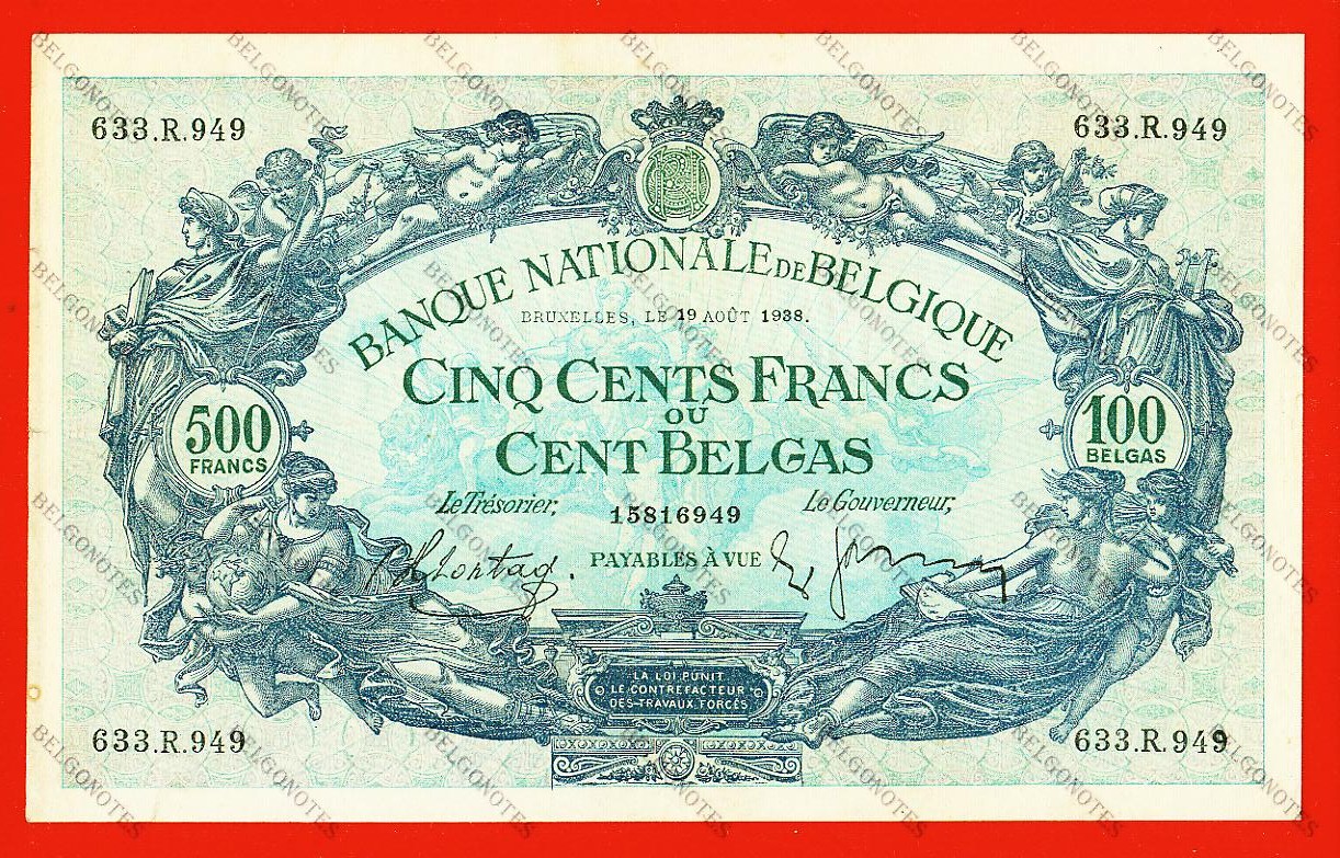500 Francs Type '1887' 1938 * Lot 1902616949