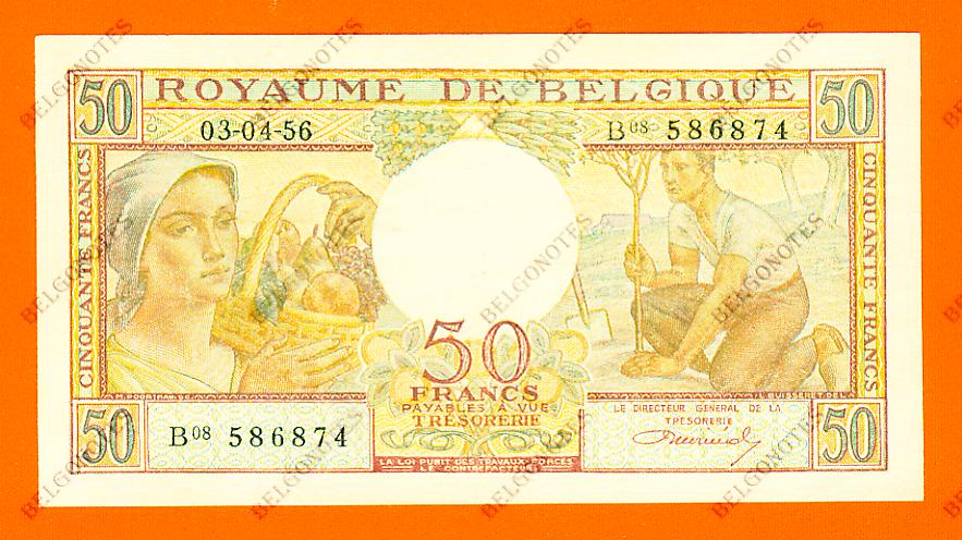 50 Francs Type Buisseret 03-04-1956* Lot 1902616874