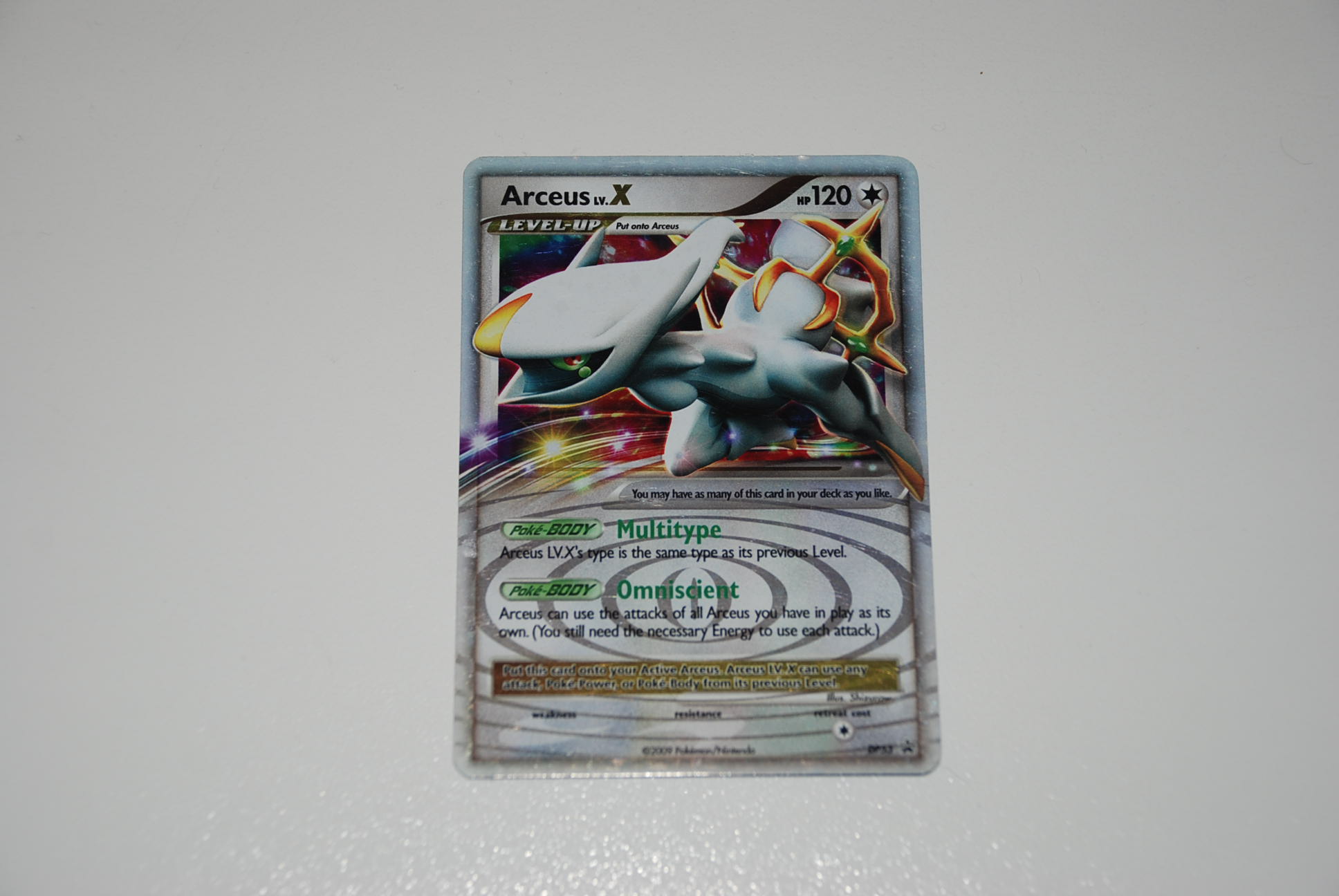 pokemon kaart arceus lv X
