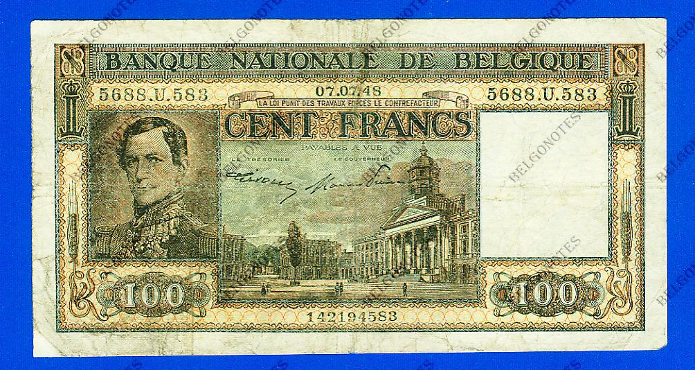 100 Francs Type Dynastie*1948*Lot 1902614583