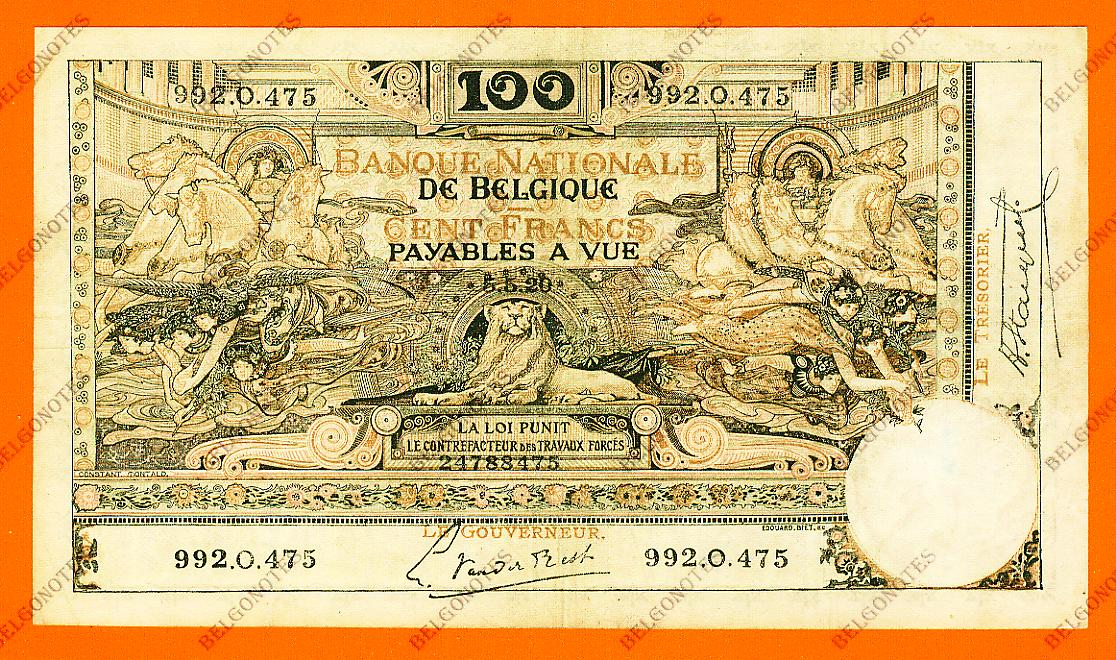 100 Francs Type Montald*05-05-1920*Lot 1902618475