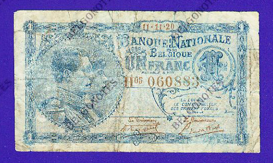 1 Franc Type Nat. reeks 1920*Lot 1902610883