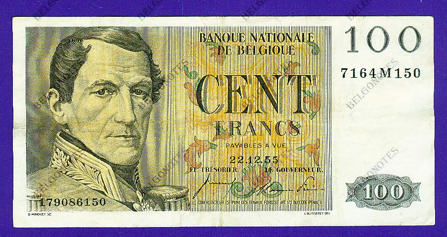 100 Francs Type Eeuwfeest*1955*Lot 1902616150