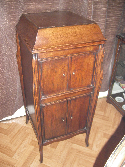 antieke platenspeler
