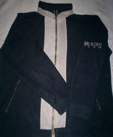 Fleece met rits maat 140