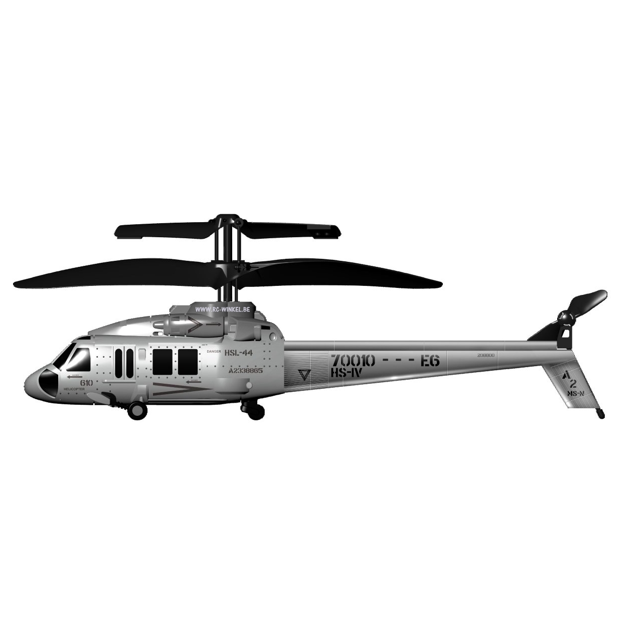 Silverlit PicooZ Black Hawk Grijs RC helicopter op afstandsbediening