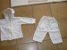 Foto 1 van Ecru golfje + broekje + t-shirtje, maat 68 meisjes