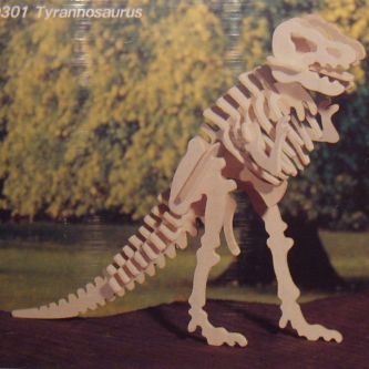 3D-Kit Model Dinosaurus Tyrannosaurus Houten speelgoed