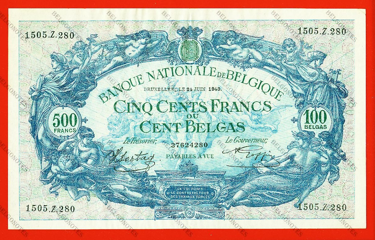 500 Francs Type '1887' 1943 * Lot 1902614280