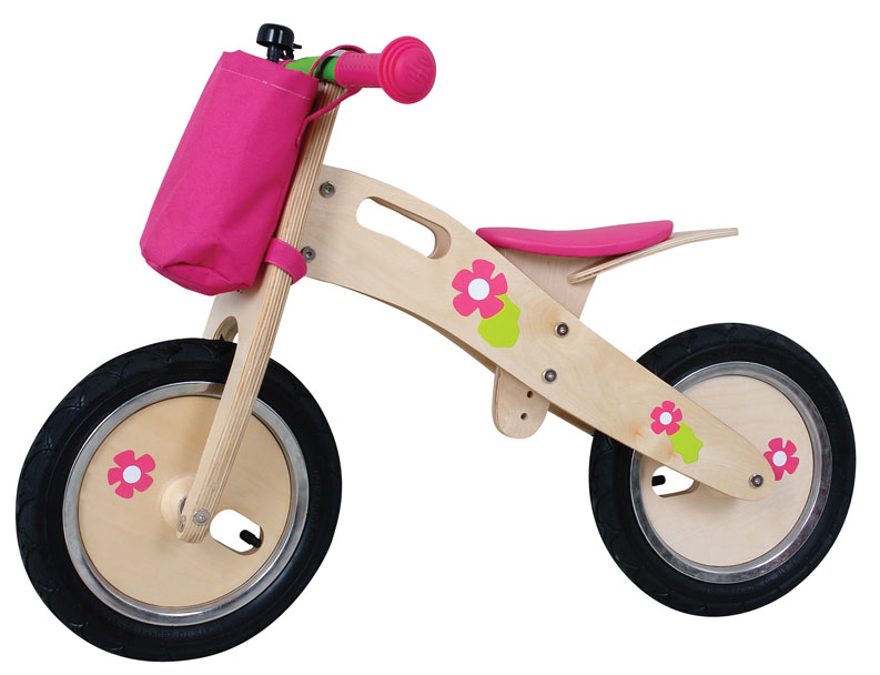 Houten loopfiets