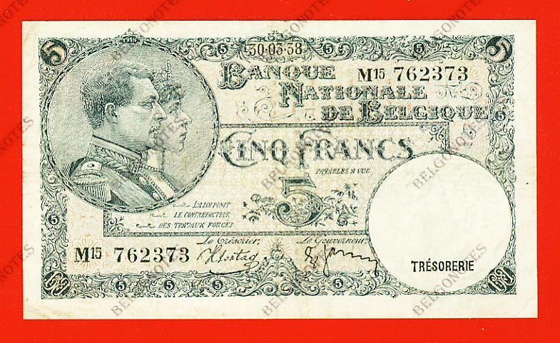 5 Francs Type '1919' *1938*Lot 1902612373