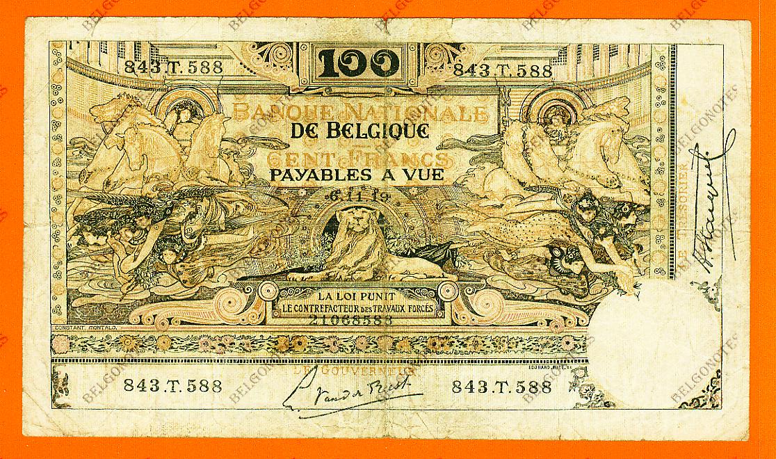 100 Francs Type Montald*06-11-1919*Lot 1902618588