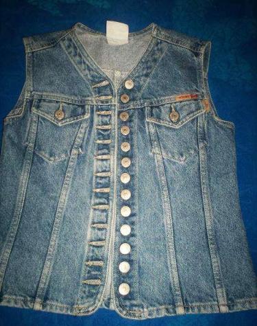 Jeansvestje merk FOLIEKE maat 140