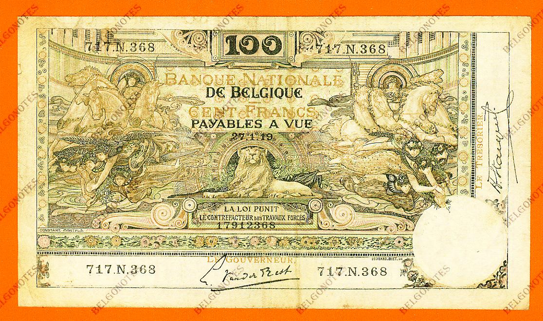 100 Francs Type Montald*27-01-1919*Lot 1902612368