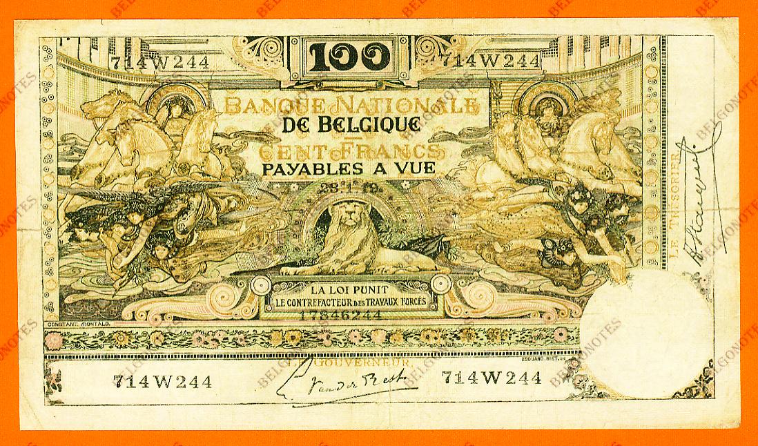 100 Francs Type Montald*23-01-1919*Lot 1902616244