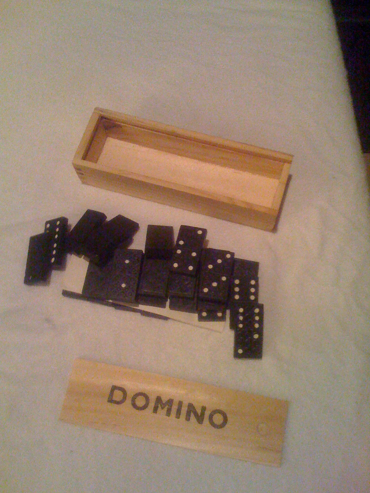 Domino, houten speelsetje