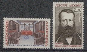 Frans Andorra nrs: 265/66 postfris