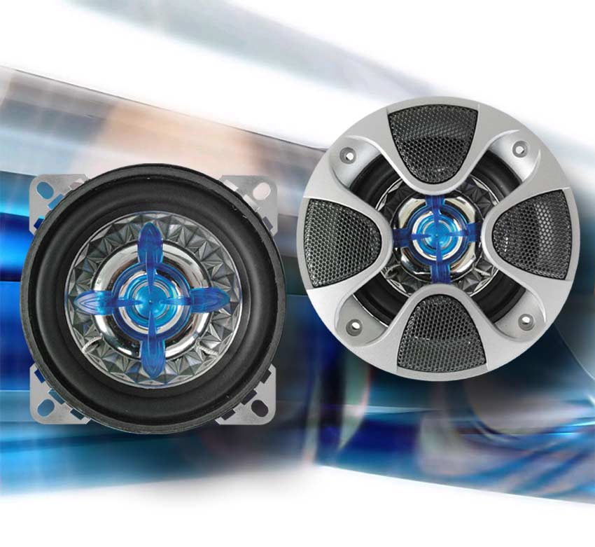 Shark 420 Watt 10 cm Speakerset **Nieuw + Garantie**