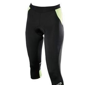 shimano indoor dames kniebroek zwart/groen