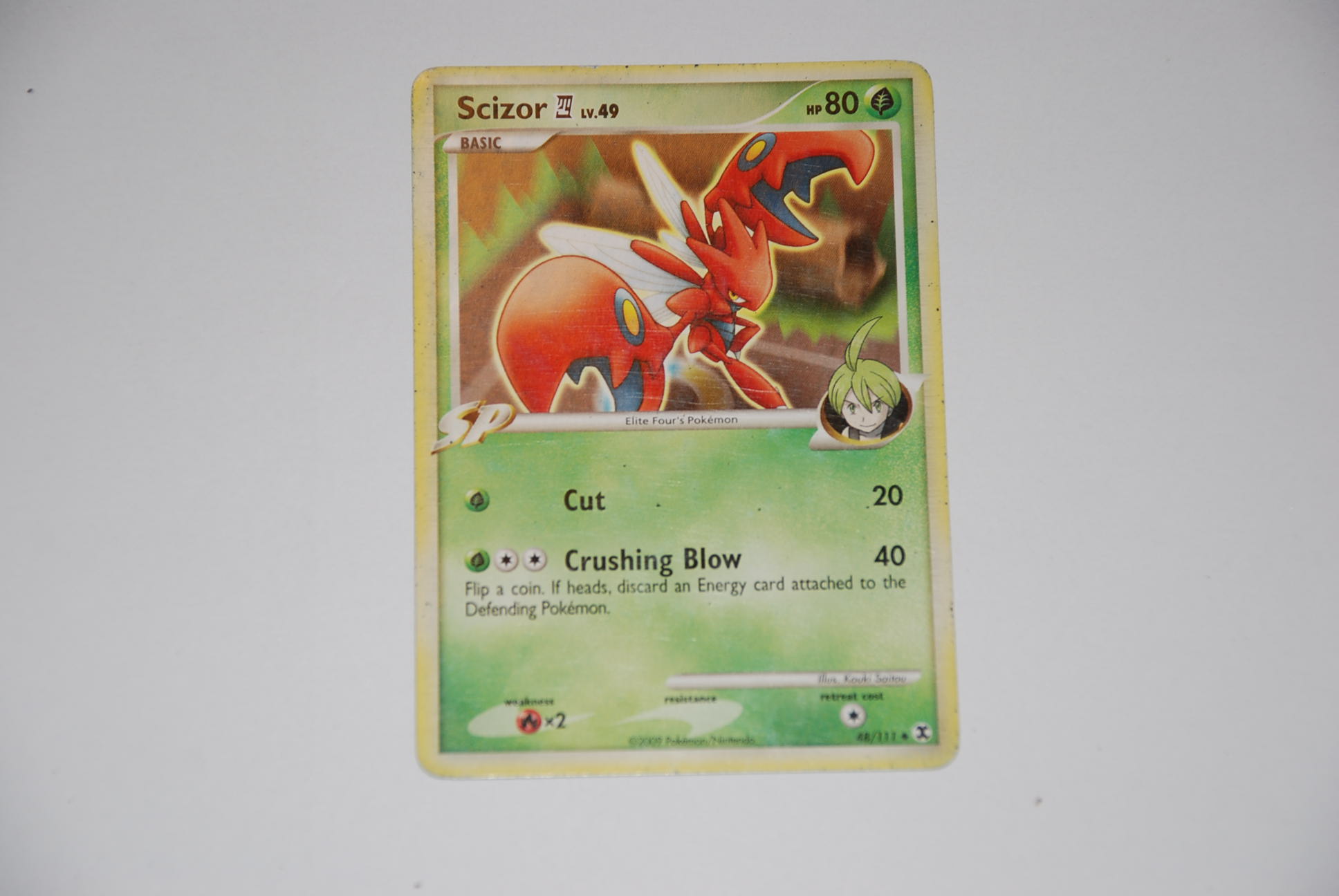 pokemon kaart scizor lv49
