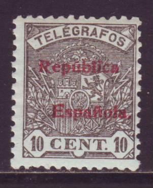 Spanje telegraafzegel nr. 67 