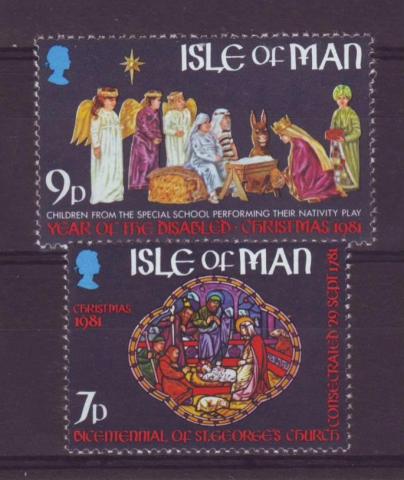 Eiland Man nrs. 196/97 kerstmis 