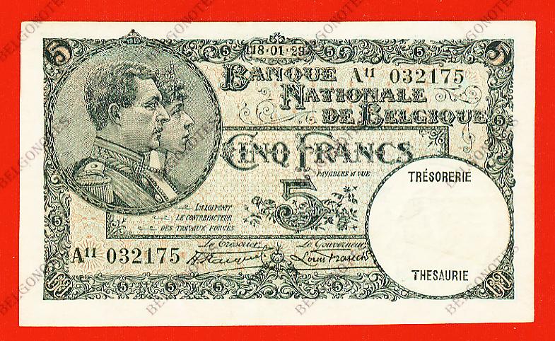 5 Francs Type '1919' *1929**AUNC**Lot 1902612175