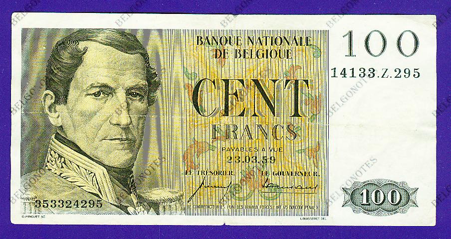 100 Francs Type Eeuwfeest*1959*Lot 1902614295