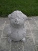Foto 1 van Tuinbeelden varken met bril 