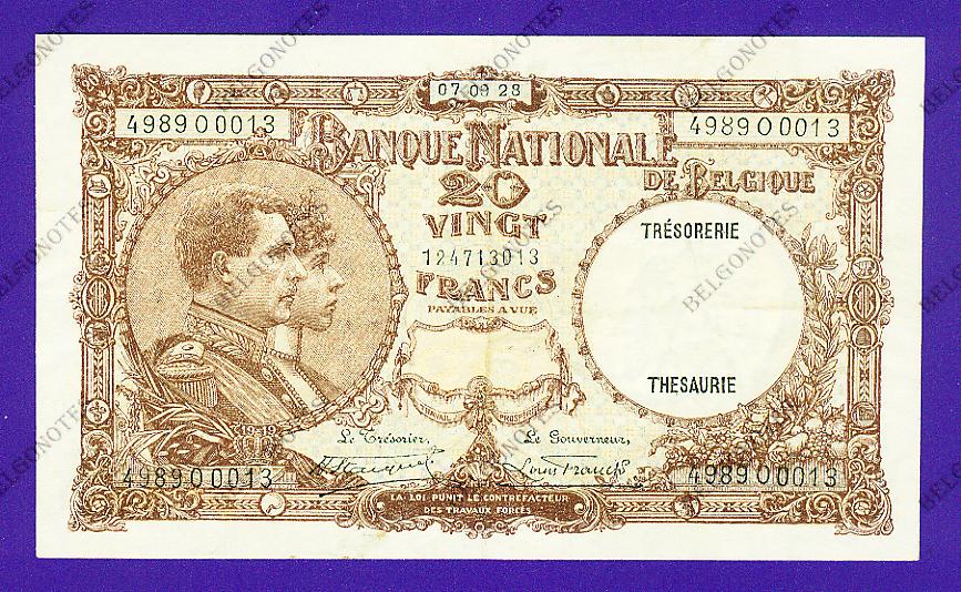20 Francs Type '1919' *1928*Lot 1902610013