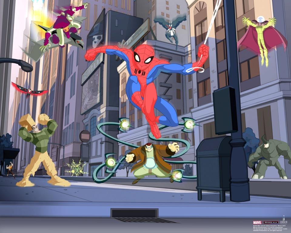 Walltastic Designer Behangpapier Spectacular Spider-Man Spiderman