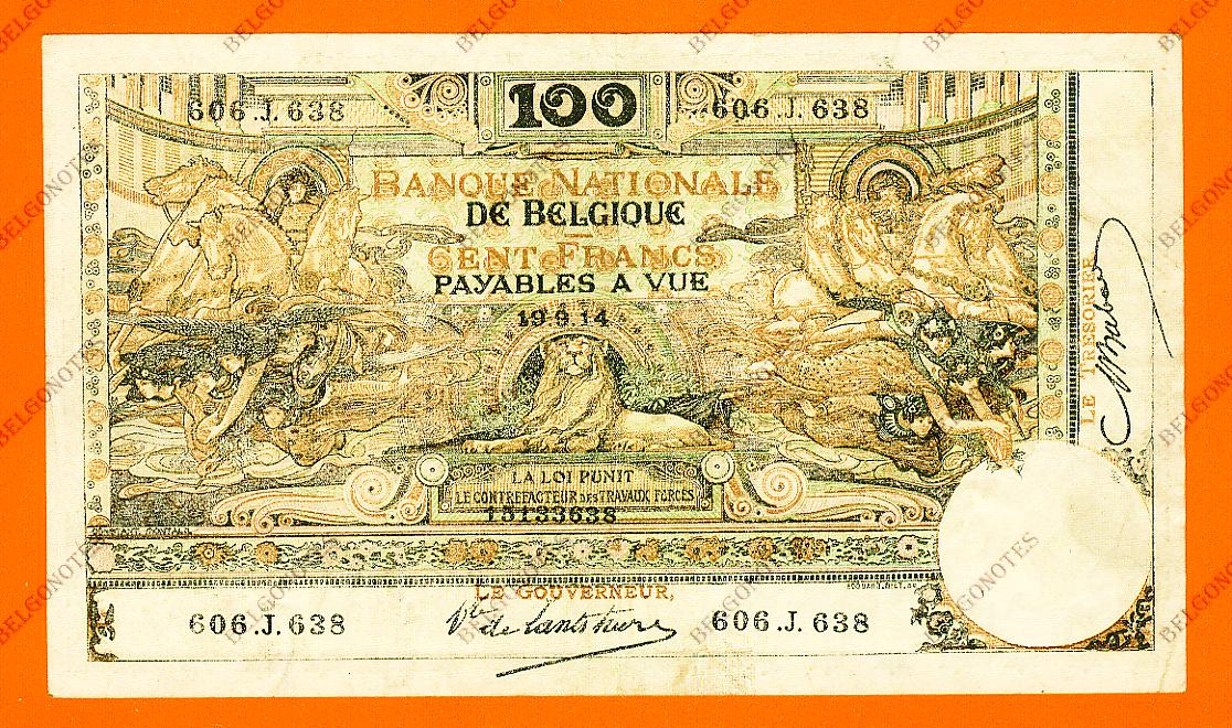 100 Francs Type Montald*19-09-1914*Lot 1902613638