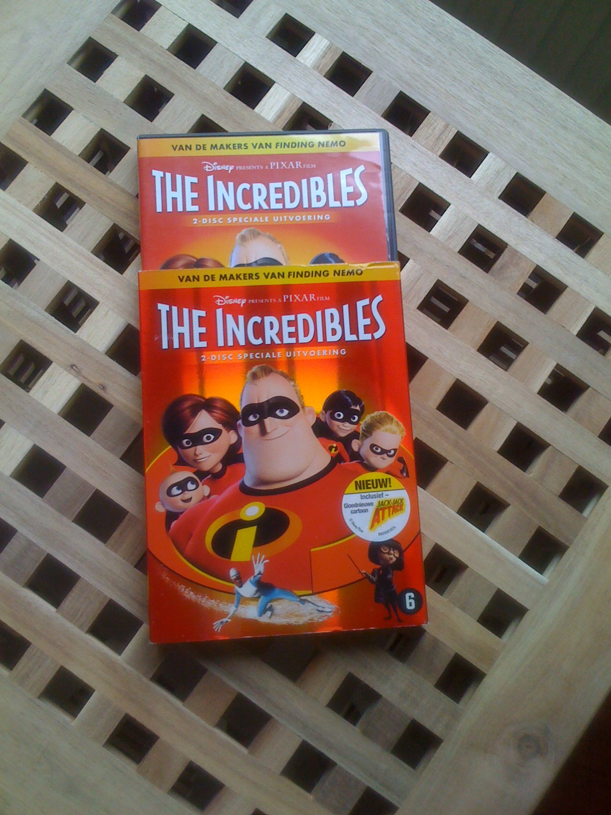 The Incredibles DVD luxe set